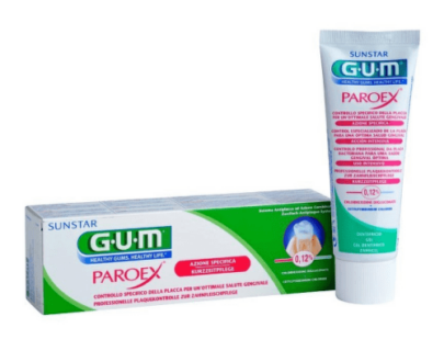 GUM gélová zubná pasta paroex 0