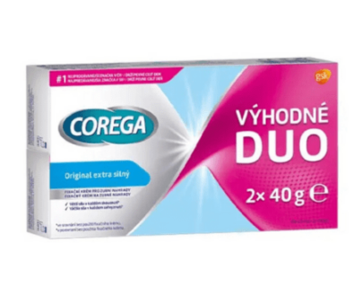COREGA Original fixačný krém 2 x 40 g