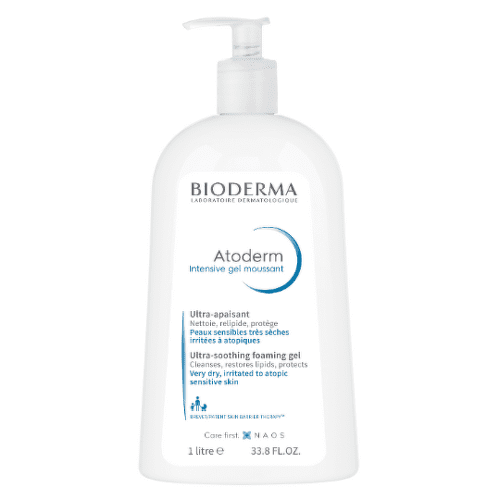 BIODERMA Atoderm intensive gel moussant upokojujúci sprchový gél 1 l BIODERMA Atoderm intensive gel moussant upokojujúci sprchový gél 1 l