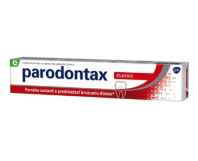 PARODONTAX Classic zubná pasta bez fluoridu proti krvácaniu ďasien 75 ml