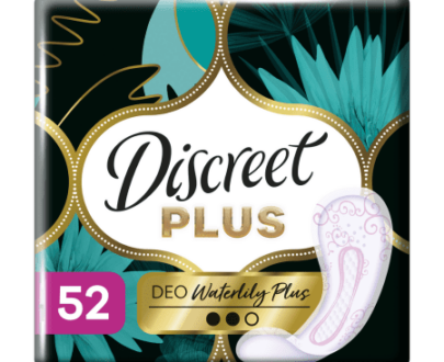 DISCREET Intímky odour waterlilly plus 52 ks