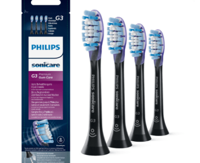 PHILIPS SONICARE G3 premium gum care black náhradné hlavice HX9054/33 4 kusy