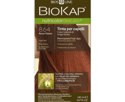 BIOKAP Nutricolor delicato farba na vlasy 8.64+ tizianovo červená 140 ml