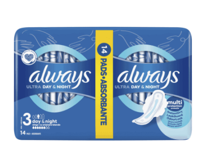 ALWAYS Ultra day & night veľkosť 3 14 ks