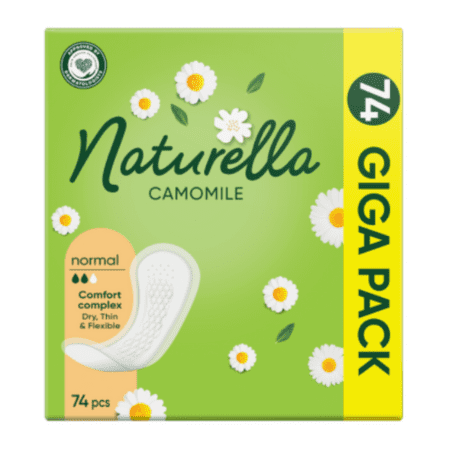NATURELLA Camomile intímky comfort normal harmanček 74 ks NATURELLA Camomile intímky comfort normal harmanček 74 ks