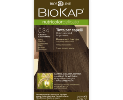 BIOKAP Nutricolor delicato farba na vlasy 5.34 medový gaštan 140 ml