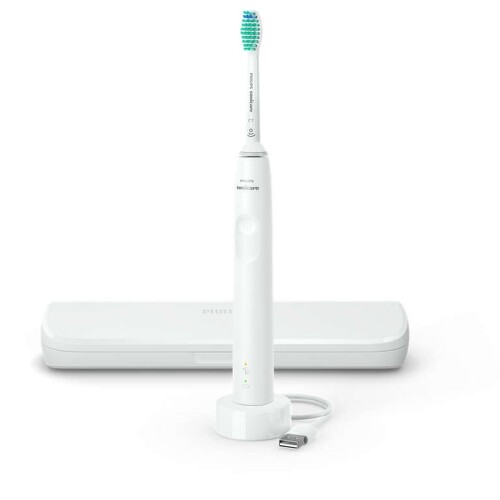 PHILIPS SONICARE 3100 elektrická sonická zubná kefka HX3673/13 s puzdrom 1 kus PHILIPS SONICARE 3100 elektrická sonická zubná kefka HX3673/13 s puzdrom 1 kus