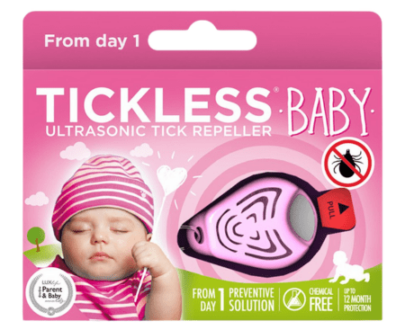TICKLESS Baby repelent ružový 1 ks