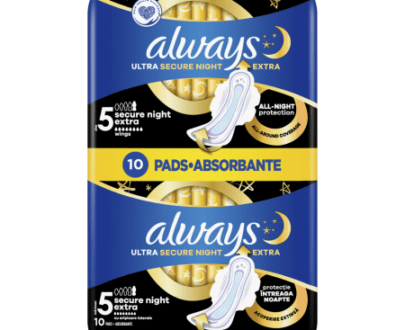 ALWAYS Ultra secure night extra veľkosť 5 10 ks
