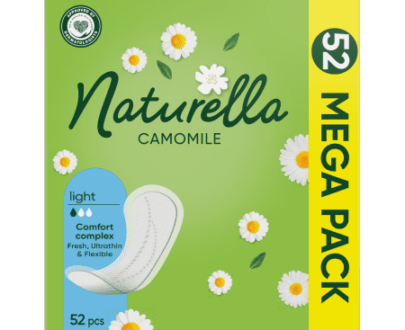 NATURELLA Camomile intímky light comfort harmanček 52 ks