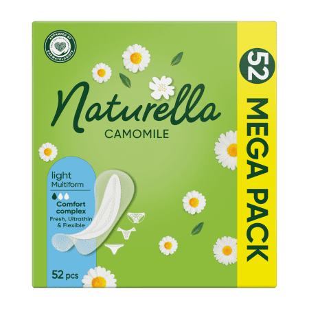 NATURELLA Camomile intímky light multiform 52 ks NATURELLA Camomile intímky light multiform 52 ks