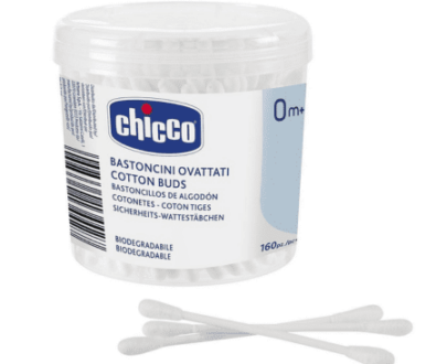 CHICCO Tyčinky vatové 160 ks