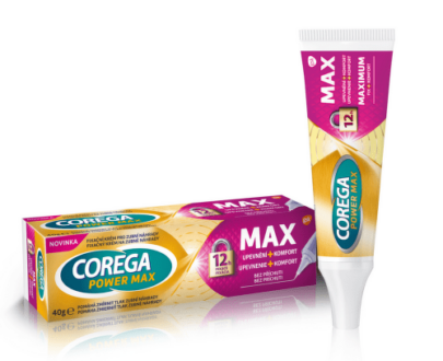 COREGA Max upevnenie + komfort fixačný krém 40 g