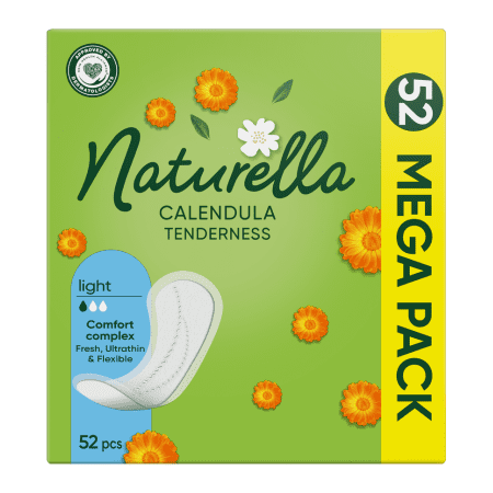 NATURELLA Calendula intímky light tenderness nechtík 52 ks NATURELLA Calendula intímky light tenderness nechtík 52 ks