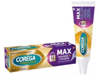 COREGA Power max upevnenie + utesnenie 40 g