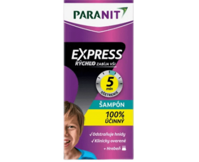PARANIT Express šampón 100 ml + hrebeň set