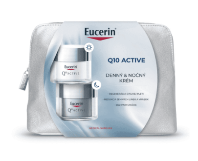 EUCERIN Q10 active denný a nočný krém 2 x 50 ml vianočný set