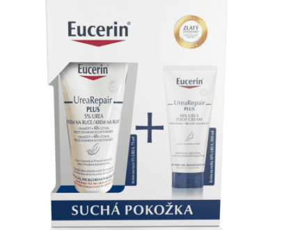 EUCERIN Urea repair plus krém na ruky 75 ml + krém na nohy 100 ml vianočný set