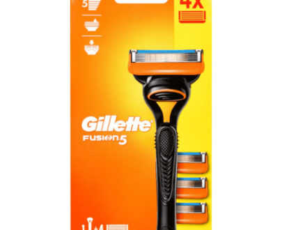 GILLETTE Fusion5 manuálny holiaci strojček + náhradné hlavice set