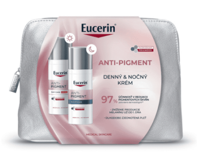 EUCERIN Anti-pigment denný a nočný krém 2 x 50 ml vianočný set