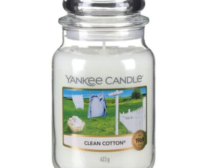Yankee Candle Aromatická sviečka Clean Cotton 623 g