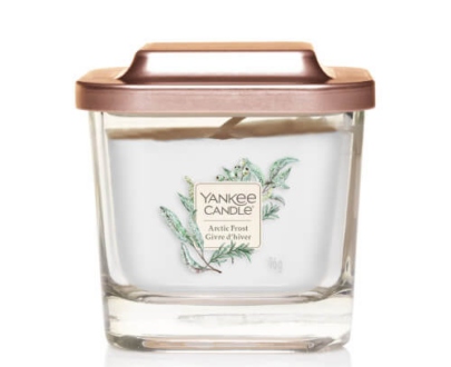 Yankee Candle Aromatická sviečka malá hranatá Arctic Frost 96 g