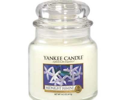 Yankee Candle Aromatická sviečka strednej Midnight Jasmine 411 g