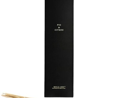 Cereria Mollá Vonné tyčinky čierne Fig & Citrus 20 ks