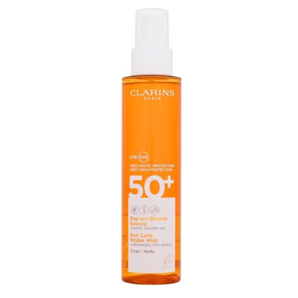 Clarins Ľahká hmla na opaľovanie SPF 50+ (Sun Care Water Mist) 150 ml Clarins Ľahká hmla na opaľovanie SPF 50+ (Sun Care Water Mist) 150 ml