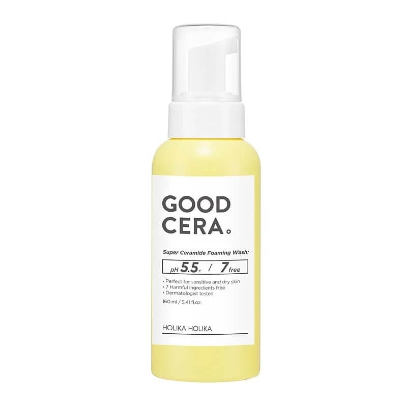 Holika Holika Čistiaca pena pre suchú a citlivú pleť Good Cera (Super Ceramide Foaming Wash) 160 ml Holika Holika Čistiaca pena pre suchú a citlivú pleť Good Cera (Super Ceramide Foaming Wash) 160 ml