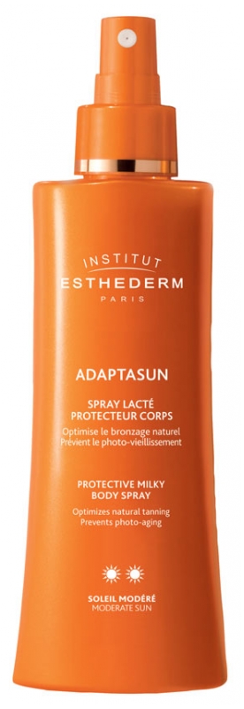 Institut Esthederm Sprej na opaľovanie so strednou ochranou Adaptasun Moderate Sun ( Protective Milky Body Spray) 150 ml Institut Esthederm Sprej na opaľovanie so strednou ochranou Adaptasun Moderate Sun ( Protective Milky Body Spray) 150 ml