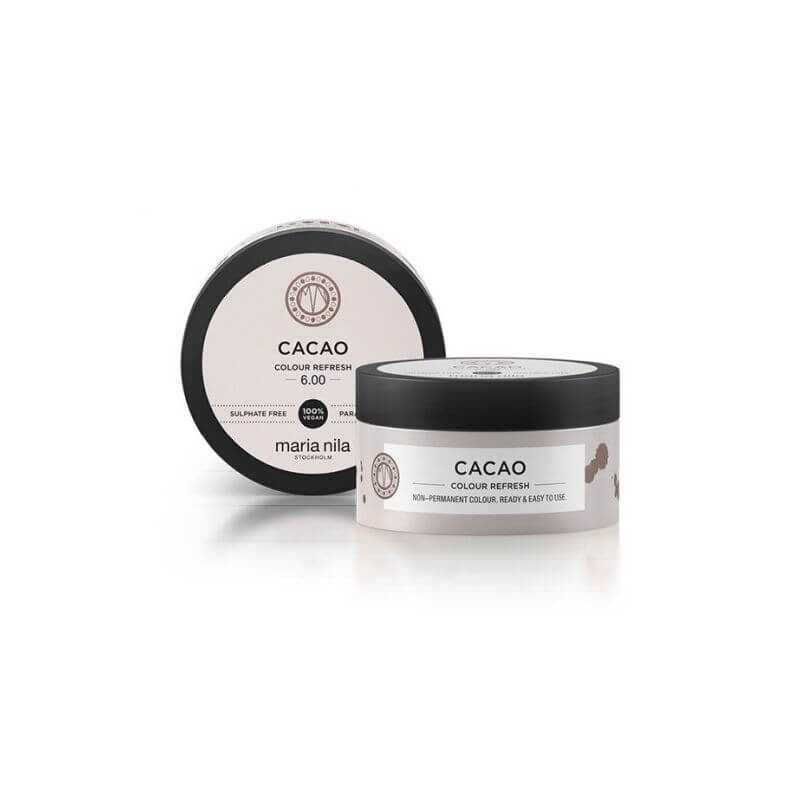 Maria Nila Jemná vyživujúca maska bez permanentných farebných pigmentov 6.00 Cacao ( Colour Refresh Mask) 100 ml Maria Nila Jemná vyživujúca maska bez permanentných farebných pigmentov 6.00 Cacao ( Colour Refresh Mask) 100 ml
