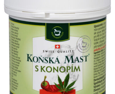 Herbamedicus Konská masť hrejivá s kanabisom 250 ml