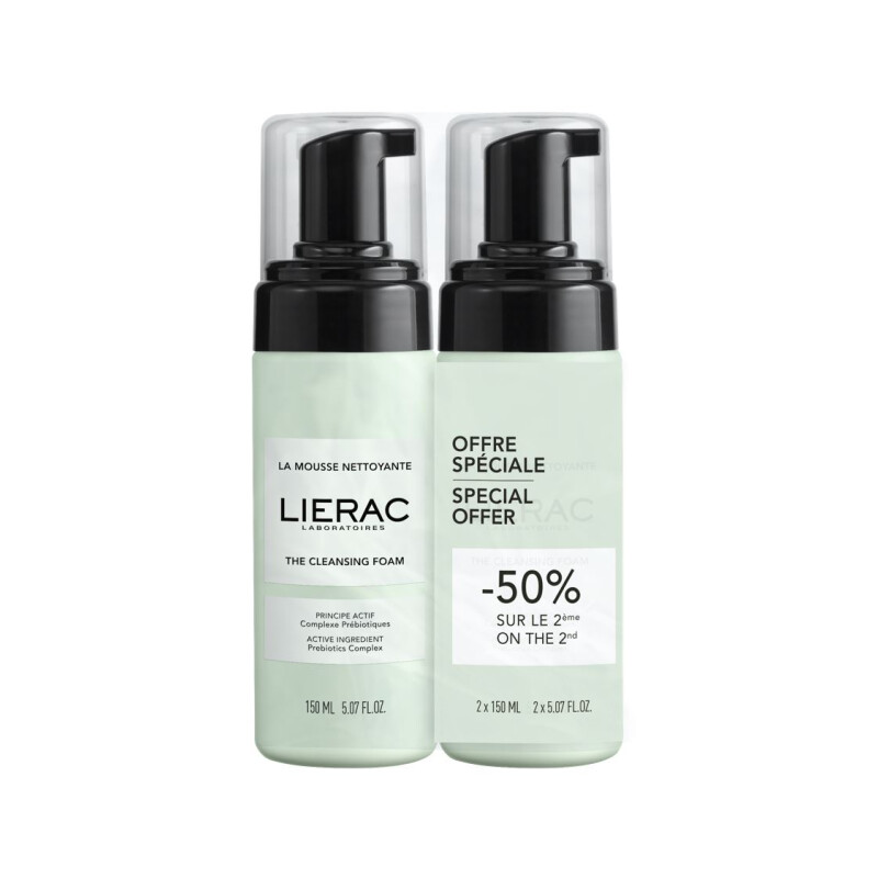 Lierac Súprava čistiacich pleťových pien (The Cleansing Foam) 2 x 150 ml Lierac Súprava čistiacich pleťových pien (The Cleansing Foam) 2 x 150 ml