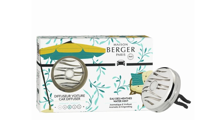 Maison Berger Paris Darčeková sada difuzér do auta Summer + náplň Mätová voda Maison Berger Paris Darčeková sada difuzér do auta Summer + náplň Mätová voda