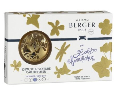 Maison Berger Paris Darčeková sada difuzér do auta Zlatý + náplň Lolita Lempicka