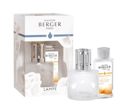 Maison Berger Paris Darčeková sada katalytická lampa Aróma Energy + náplň Čerstvé tonikum 180 ml
