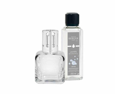Maison Berger Paris Darčeková sada katalytická lampa Glacon transparentná + náplň Neutrálna zmes 250 ml