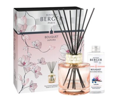 Maison Berger Paris Darčeková sada tyčinkový difuzér Bolero ružový + náplň Magnólie 180 ml