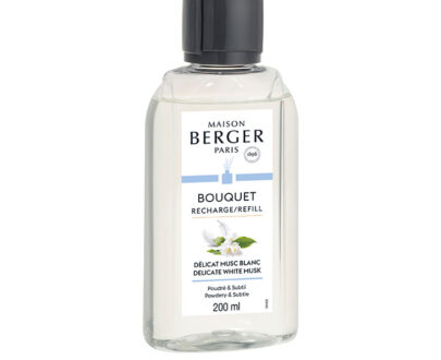 Maison Berger Paris Náplň do difuzéra Jemné biele pižmo Delicate White Musk (Bouquet Recharge/Refill) 200 ml
