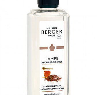 Maison Berger Paris Náplň do katalytickej lampy Očarujúce santalové drevo Enchanting Sandalwood (Lampe Recharge/Refill) 500 ml