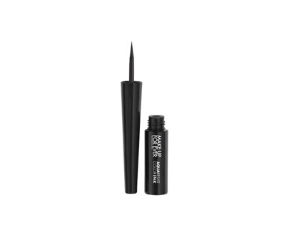 Make Up For Ever Tekuté očné linky Aqua Resist Color Ink (Eyeliner) 2 ml 01 Matte Charcoal