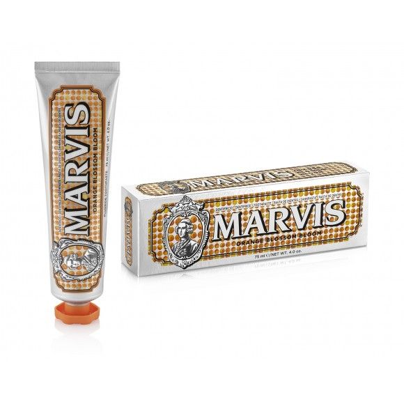 Marvis Zubná pasta s príchuťou pomaranča a mäty (Orange Blossom Bloom Toothpaste) 75 ml Marvis Zubná pasta s príchuťou pomaranča a mäty (Orange Blossom Bloom Toothpaste) 75 ml