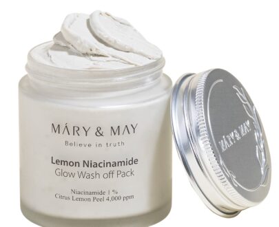 MARY & MAY Rozjasňujúca pleťová maska Lemon Niacinamide Glow Wash off Pack 125 g