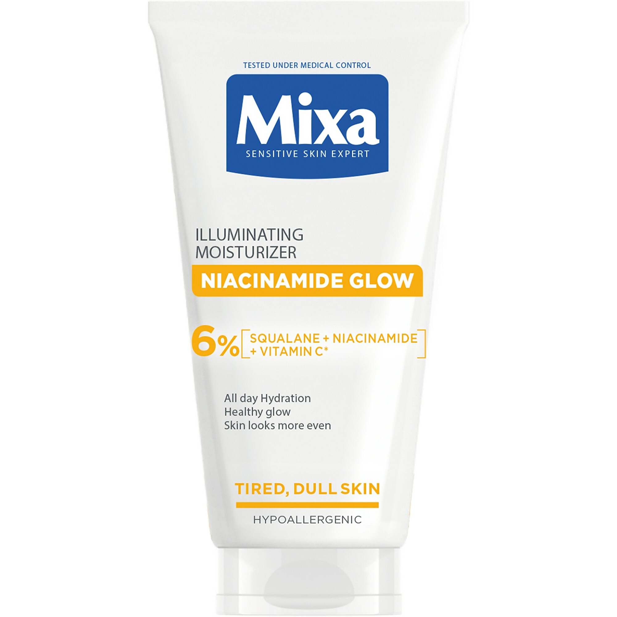 Mixa Rozjasňujúci krém poskytujúci až 24H hydratácia Niacinamide Glow 50 ml Mixa Rozjasňujúci krém poskytujúci až 24H hydratácia Niacinamide Glow 50 ml