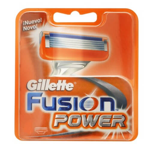 Gillette Náhradné hlavice Gillette Fusion Power 4 ks Gillette Náhradné hlavice Gillette Fusion Power 4 ks