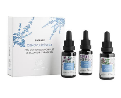 Nobilis Tilia Obnovujúci séra pre dehydrovanú pleť so sklonom k vráskam Bazalka 3 x 20 ml