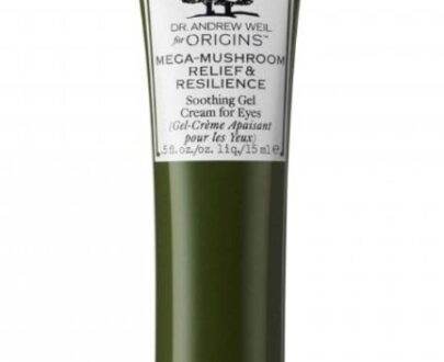 Origins Upokojujúci očný gélový krém Dr. Andrew Weil Mega-Mushroom (Relief & Resilience Soothing Gel Cream For Eyes) 15 ml