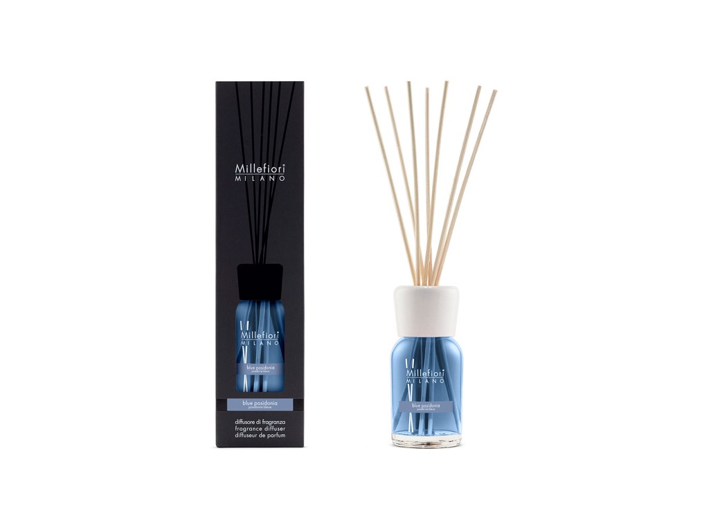 Millefiori Milano Aróma difuzér Natural Modrá Posidonia (Blue Posidonia) 100 ml Millefiori Milano Aróma difuzér Natural Modrá Posidonia (Blue Posidonia) 100 ml