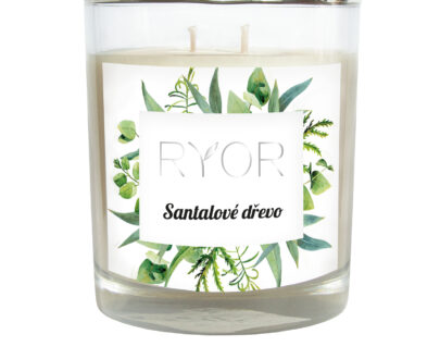 RYOR Sviečka veľká Santalové drevo 210 g
